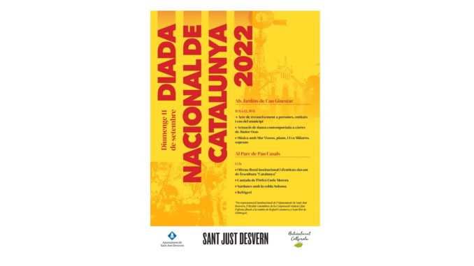 Diada Nacional de Catalunya 2022 a Sant Just Desvern